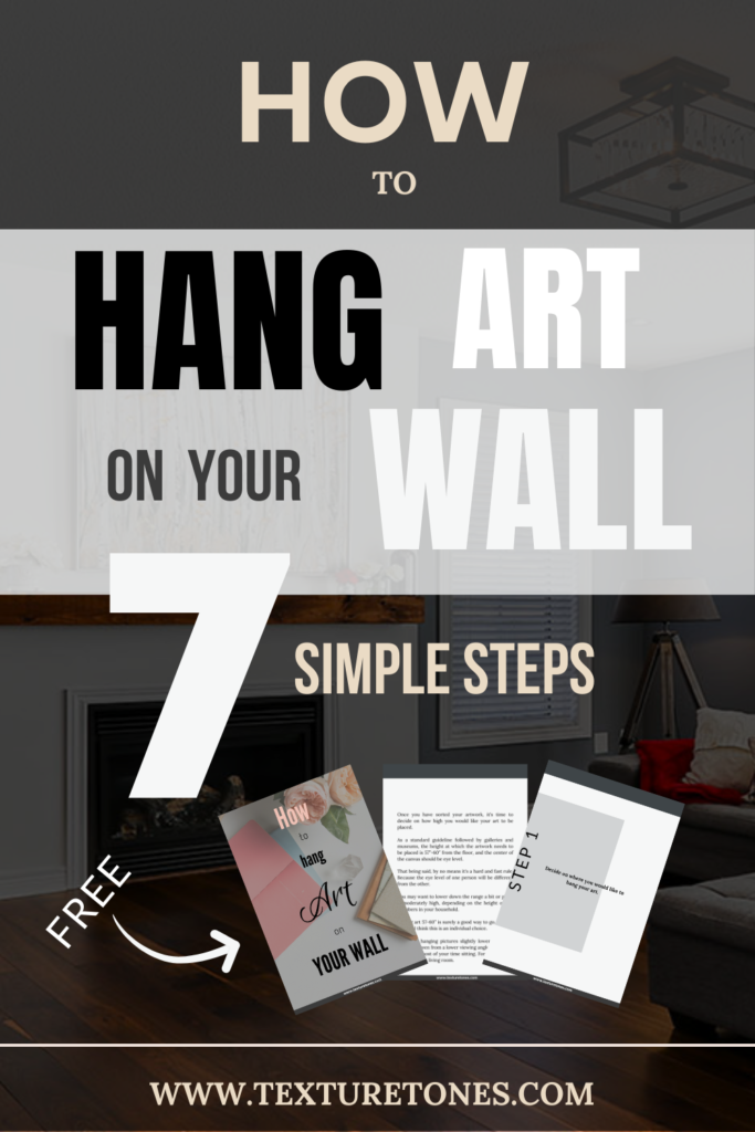 how to hang art on your wall