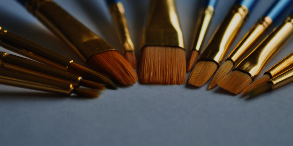 Acrylic Tools - types of brushes