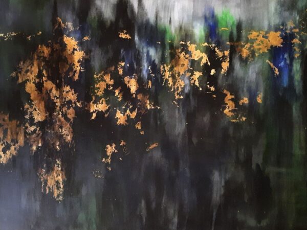 Golden Touch | Abstract Painting on Canvas - Image 3