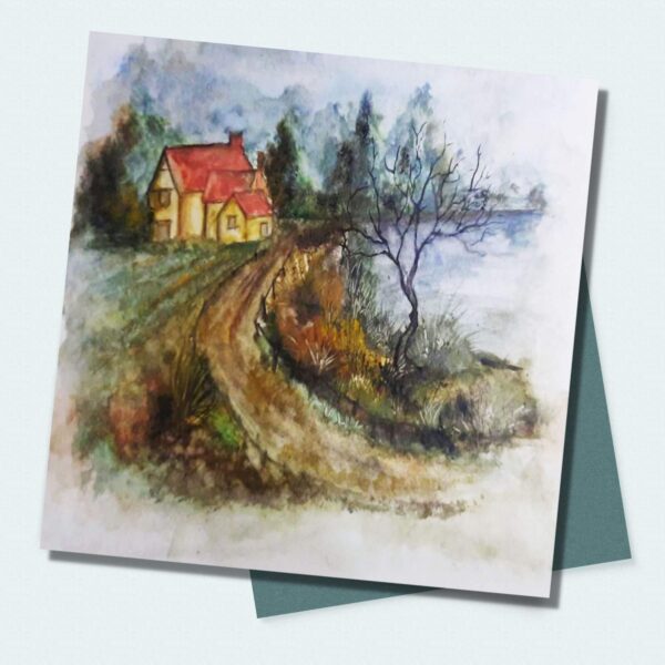 Scottish Home | Watercolor Painting Download - Image 3