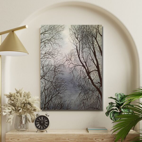 Czech Winter Morning | Acrylics on Canvas - Image 3