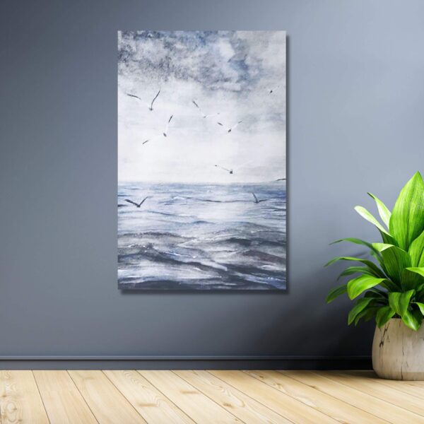 Dancing with the waves | Watercolor Painting Download - Image 3