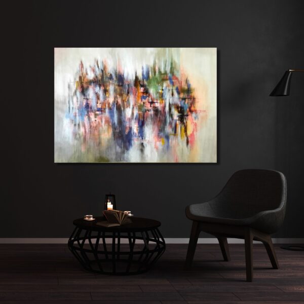 Shades of Life | Abstract on Canvas - Image 2