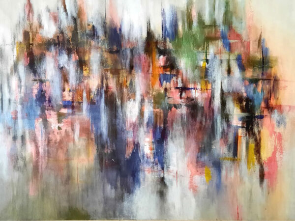 Shades of Life | Abstract on Canvas - Image 3