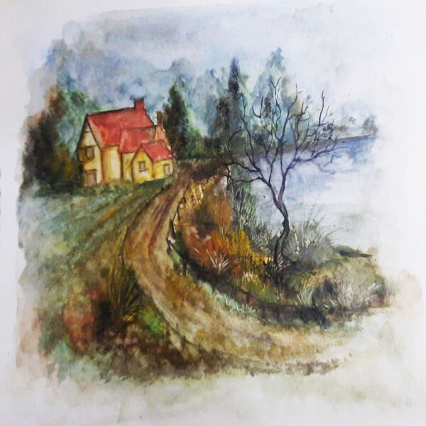 Scottish Home | Watercolor Painting Download - Image 2