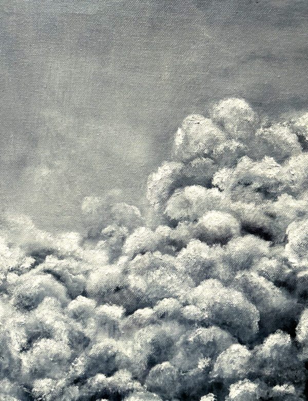 Between the Clouds | Acrylics on Canvas - Image 3