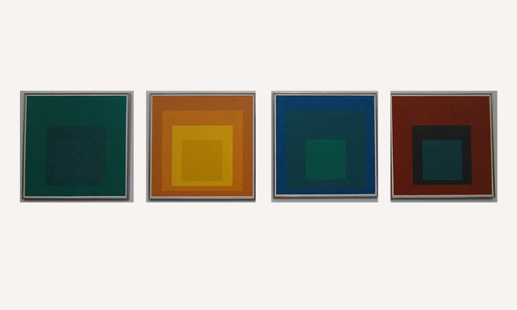 Homage to the squares by Josef Albers
