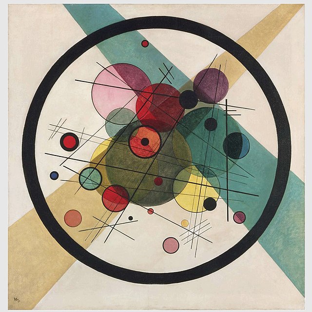 Wassily kandinsky- circles in a circle