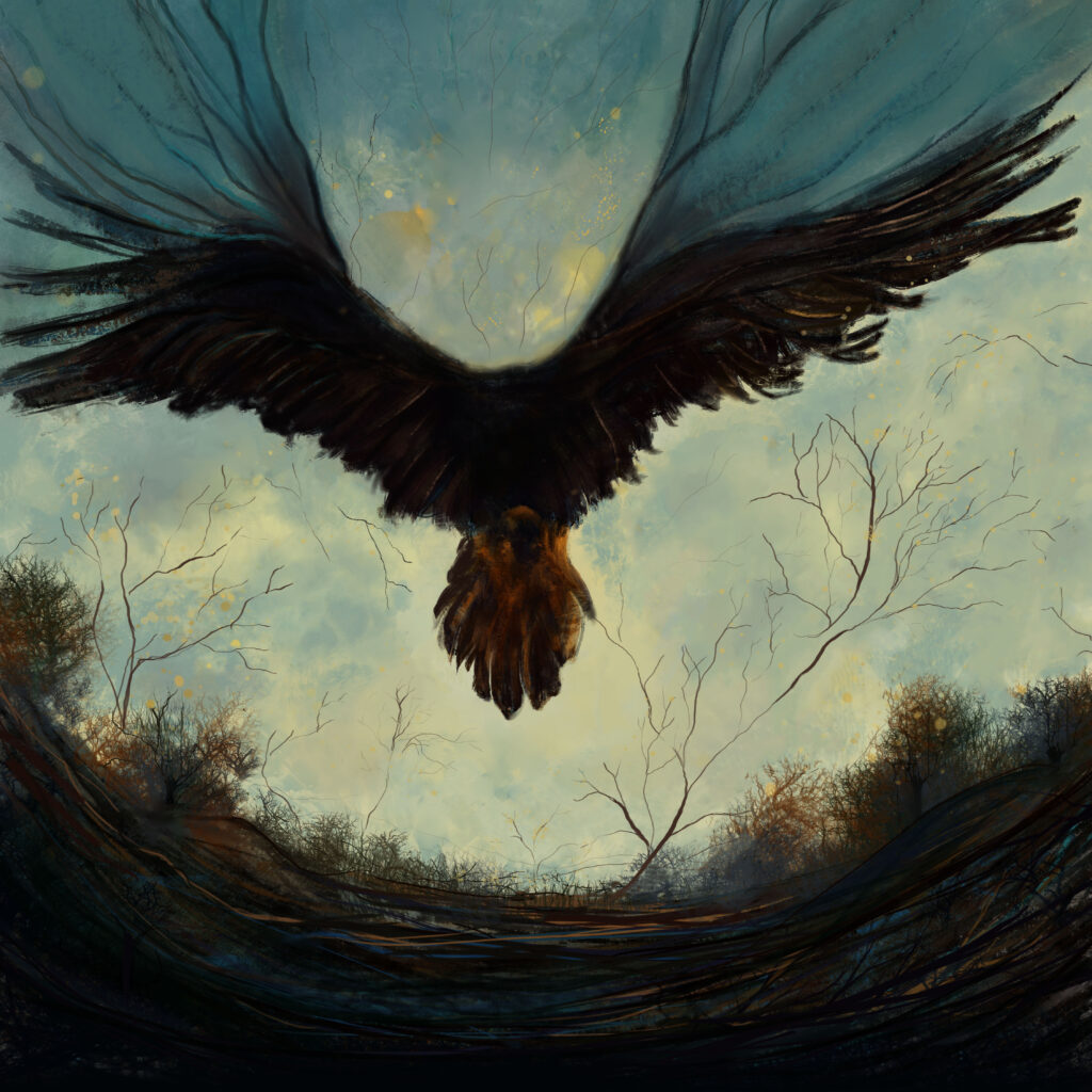 Eagle soaring