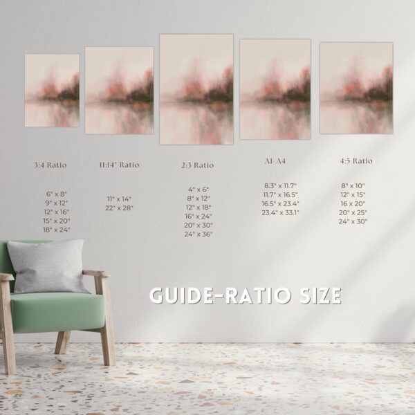 Blush Horizon | Digital Art - Image 3